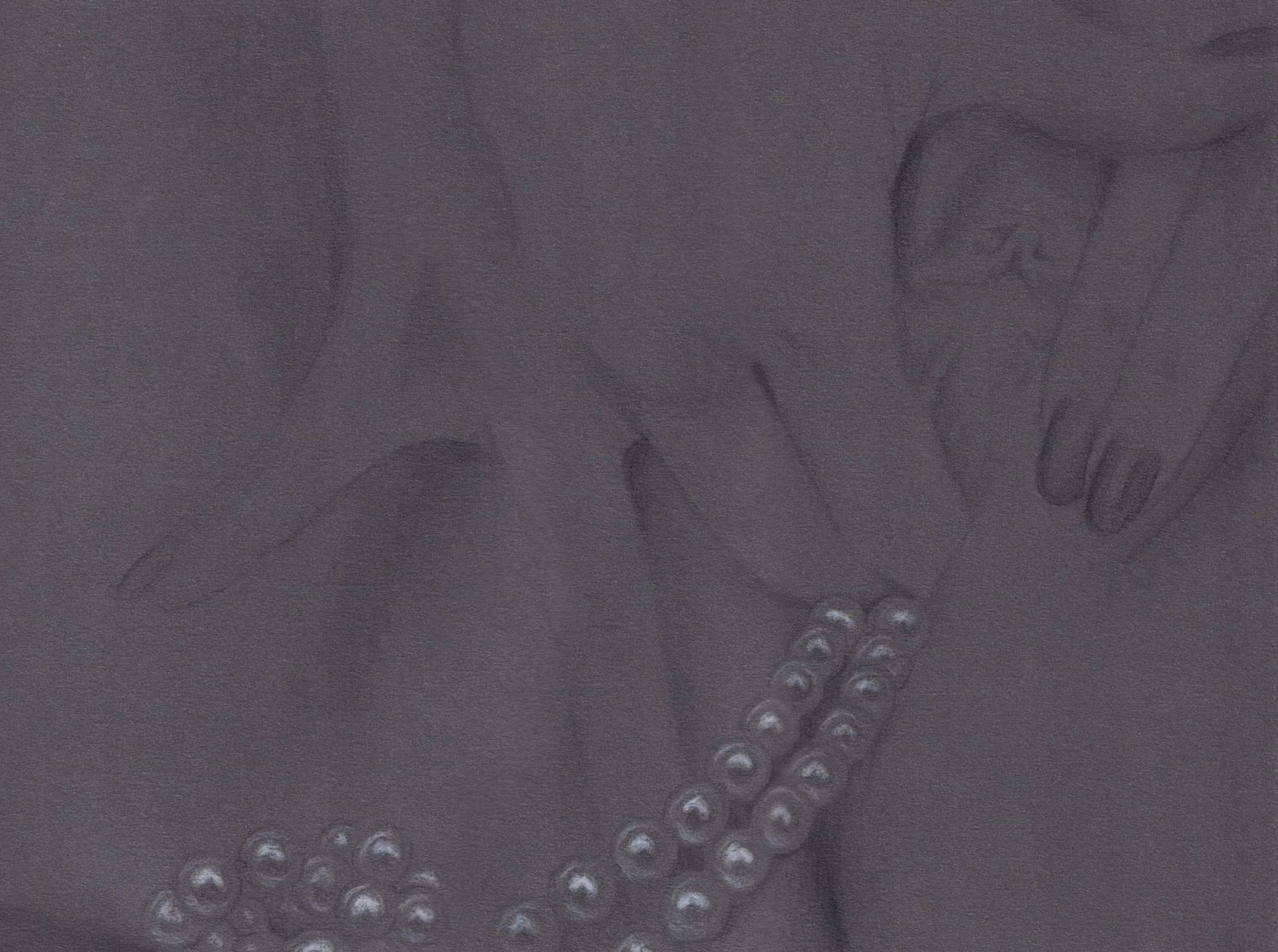 Enfiler des perles, Carine Bovey, Pearl necklace masturbation, klittra