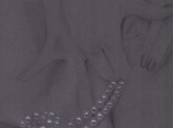 Enfiler des perles, Carine Bovey, Pearl necklace masturbation, klittra
