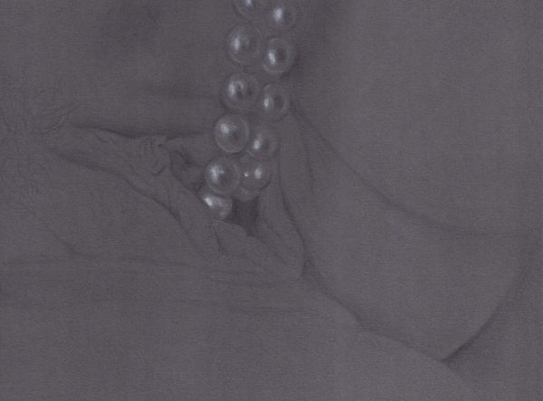 Enfiler des perles, Carine Bovey, Pearl necklace masturbation, klittra