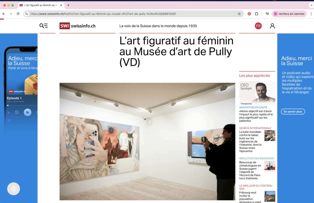 L’art figuratif au féminin au Musée d’art de Pully (VD)