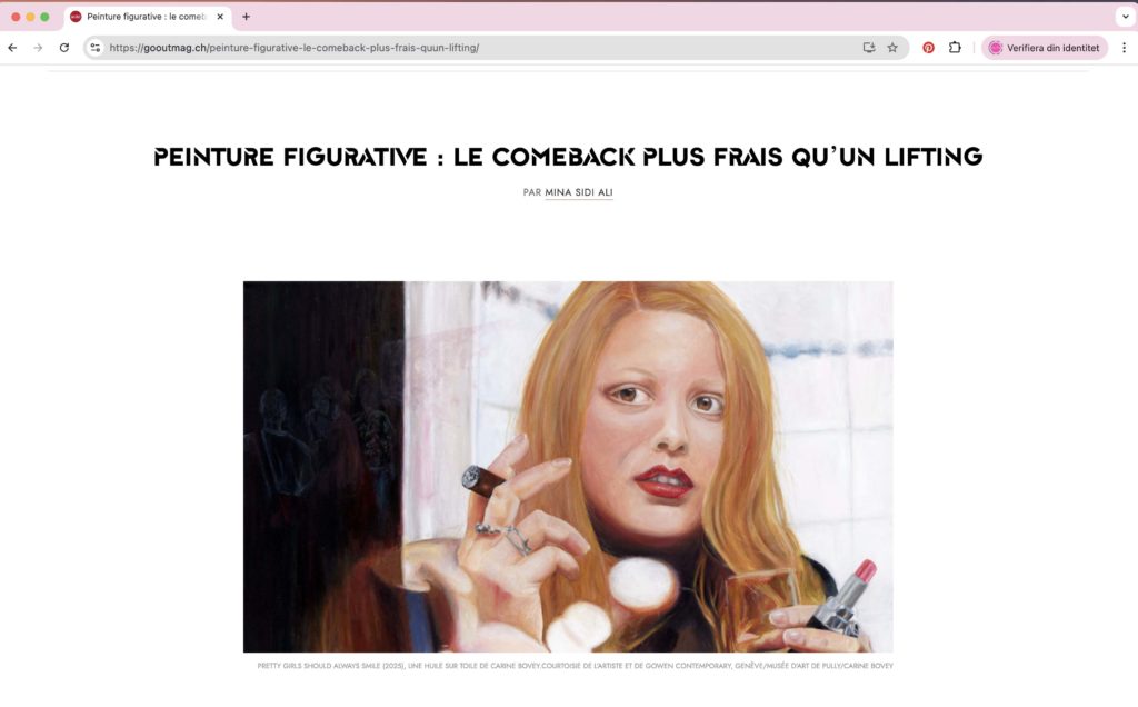 Peinture figurative : le comeback plus frais qu’un lifting